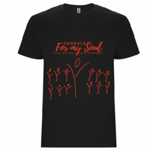 T-shirt homme Stafford noir col rond « Chorale For my Soul »
