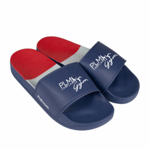 Claquettes bleu/blanc/rouge « PLM Conflans »