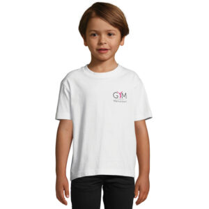 T-shirt enfant coton col rond « Gym Menucourt »