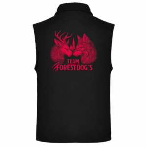 Veste polaire sans manches Bellagio noire « Forestdog’s »