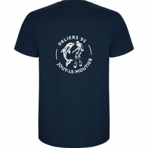 T-shirt Stafford bleu marine col rond « Paliers 95 »