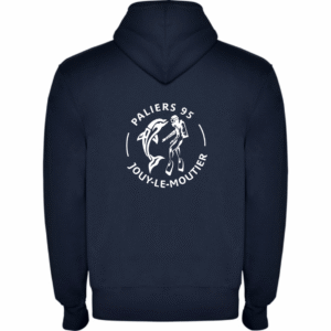 Veste à capuche Montblanc bleu marine « Paliers 95 »