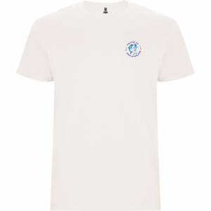 T-shirt Stafford blanc col rond « Paliers 95 »