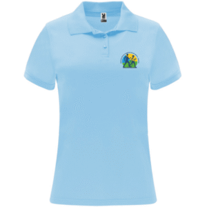 Polo femme technique Monzha bleu ciel « 2MVH95 »
