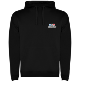 Sweat à capuche Urban noir « Triaxion »