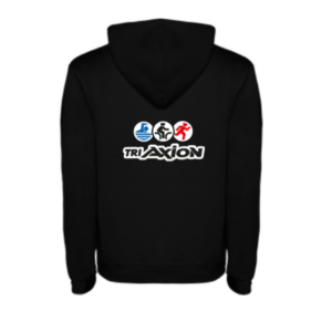 Sweat à capuche Urban noir « Triaxion »