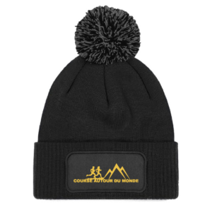 Bonnet pompon noir « CDAM »