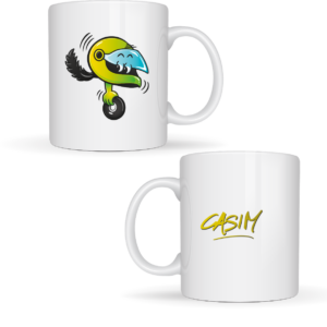 Mug blanc céramique « Casim »