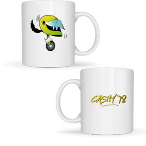 Mug blanc céramique "Casim 78"